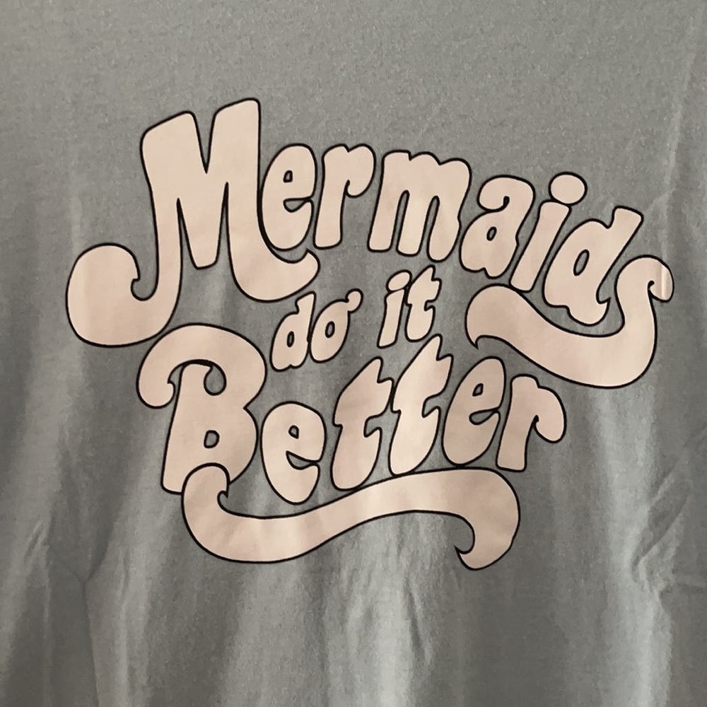 Forever 21 “Mermaids Do It Better” graphic tee - L - Picture 3 of 7